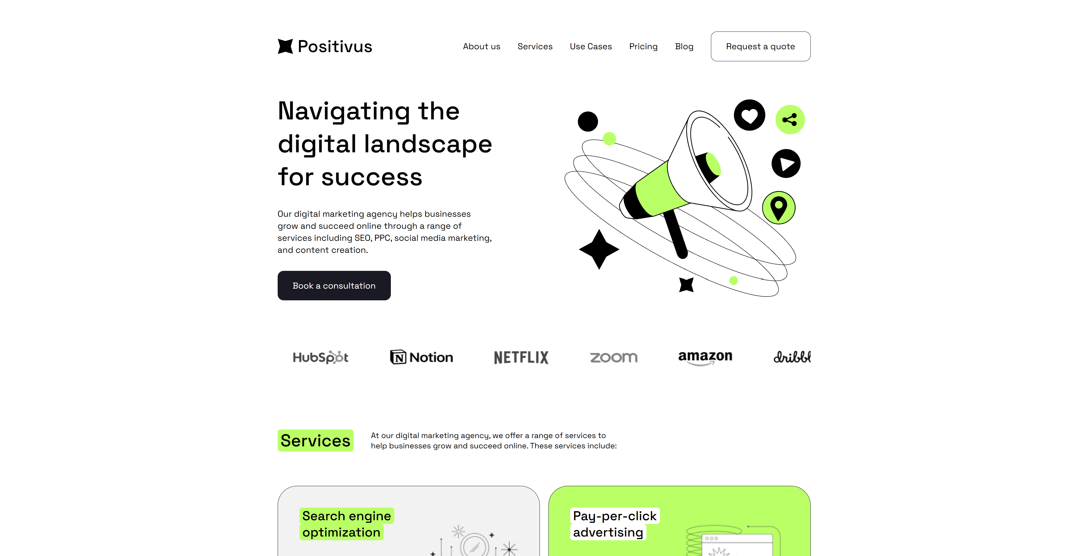 Positivus Digital Agency Website